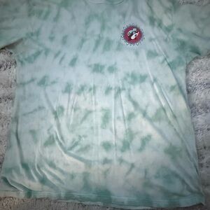 Green Tie-Dye Short Sleeve Tee